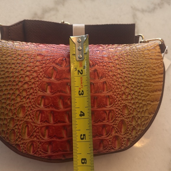 Zou Bisou Red and Brown Women's Crossbody Bag-NWT - Picture 5 of 5